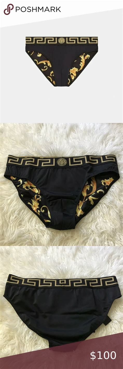 versace mens underwear amazon|Versace men's swim brief.